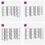 Estante almacenaje 4 niveles 4 uds acero y madera contrachapada by , Industrial shelving - Ref: Foro24-3307583, Price: 130,83...