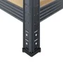 Estante almacenaje 4 niveles 4 uds acero y madera contrachapada by , Industrial shelving - Ref: Foro24-3307583, Price: 130,83...