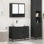 Juego de muebles de baño 2 pzas madera contrachapada negro von , Badezimmermöbel - Ref: Foro24-3300930, Preis: 194,92 €, Raba...
