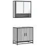 Set de muebles de baño 2 pzas madera contrachapada gris sonoma von , Badezimmermöbel - Ref: Foro24-3300918, Preis: 138,51 €, ...