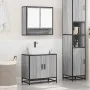 Set de muebles de baño 2 pzas madera contrachapada gris sonoma von , Badezimmermöbel - Ref: Foro24-3300918, Preis: 138,51 €, ...