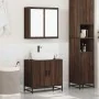 Set de muebles baño 2 pzas madera contrachapada marrón roble von , Badezimmermöbel - Ref: Foro24-3300889, Preis: 123,43 €, Ra...