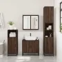 Set de muebles baño 2 pzas madera contrachapada marrón roble von , Badezimmermöbel - Ref: Foro24-3300889, Preis: 123,43 €, Ra...