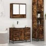 Set de muebles baño 2 pzas madera contrachapada roble ahumado by , Bathroom furniture - Ref: Foro24-3300932, Price: 192,54 €,...
