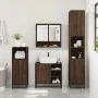 Set de muebles baño 2 pzas madera contrachapada marrón roble by , Bathroom furniture - Ref: Foro24-3300939, Price: 149,18 €, ...