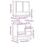 Set de muebles baño 2 pzas madera contrachapada marrón roble by , Bathroom furniture - Ref: Foro24-3300939, Price: 149,18 €, ...