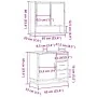 Set de muebles de baño 2 pzas madera contrachapada roble Sonoma de , Muebles de baño - Ref: Foro24-3300926, Precio: 164,32 €,...