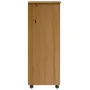 Cajonera con ruedas MOSS madera maciza pino marrón miel de , Taquillas y armarios de almacenamiento - Ref: Foro24-4015787, Pr...
