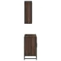 Set de muebles baño 2 pzas madera contrachapada marrón roble by , Bathroom furniture - Ref: Foro24-3300894, Price: 148,62 €, ...