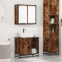 Set de muebles baño 2 pzas madera contrachapada roble ahumado von , Badezimmermöbel - Ref: Foro24-3300907, Preis: 148,13 €, R...