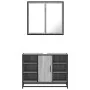 Set de muebles de baño 2 pzas madera contrachapada gris sonoma by , Bathroom furniture - Ref: Foro24-3300913, Price: 152,74 €...