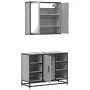 Set de muebles de baño 2 pzas madera contrachapada gris sonoma by , Bathroom furniture - Ref: Foro24-3300913, Price: 152,74 €...