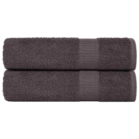Toallas de ducha 2 uds 100% algodón antracita 70x140 cm 360 gsm by , Towels - Ref: Foro24-136685, Price: 23,90 €, Discount: %