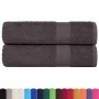 Toallas de ducha 2 uds 100% algodón antracita 70x140 cm 360 gsm by , Towels - Ref: Foro24-136685, Price: 23,90 €, Discount: %