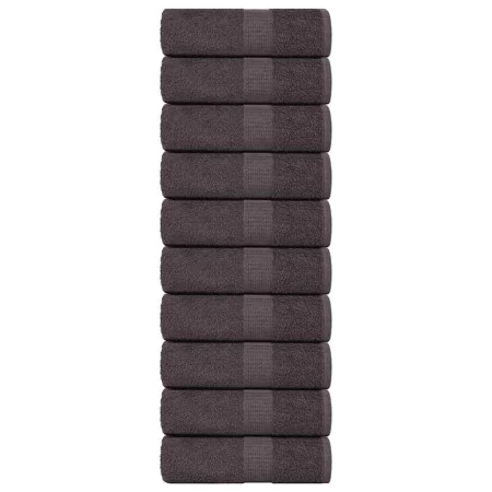 Toallas invitados 10 uds 100% algodón antracita 30x50 cm 360gsm by , Towels - Ref: Foro24-136679, Price: 27,77 €, Discount: %