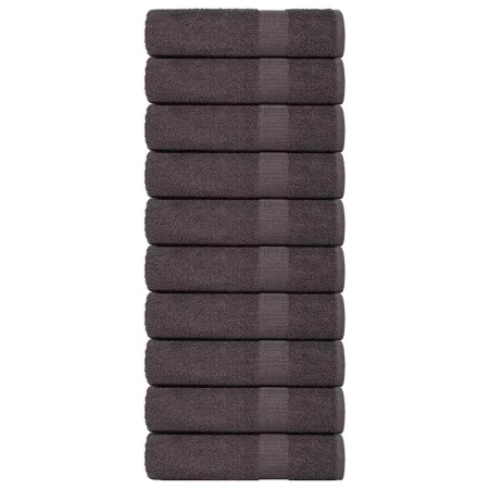 Toallas invitados 10uds 100% algodón antracita 70x140cm 360gsm by , Towels - Ref: Foro24-136687, Price: 84,26 €, Discount: %