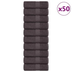 Paños de baño 50 uds antracita 15x21 cm 360 gsm 100% algodón von , Handtücher - Ref: Foro24-136672, Preis: 45,71 €, Rabatt: %