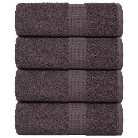 Toallitas de baño 4 uds antracita 15x21 cm 360 gsm 100% algodón by , Towels - Ref: Foro24-136670, Price: 12,10 €, Discount: %