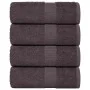 Toallitas de baño 4 uds antracita 15x21 cm 360 gsm 100% algodón by , Towels - Ref: Foro24-136670, Price: 12,10 €, Discount: %