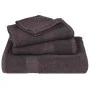 Toallitas de baño 4 uds antracita 15x21 cm 360 gsm 100% algodón by , Towels - Ref: Foro24-136670, Price: 12,10 €, Discount: %