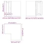 Mueble de cocina esquina pared Porto madera ingeniería blanca von , Küchenschränke - Ref: Foro24-854097, Preis: 93,70 €, Raba...