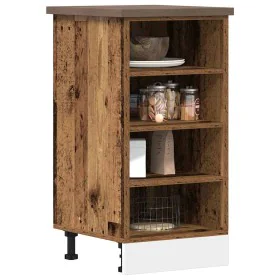 Armario inferior madera ingeniería envejecida 40x44,5x81,5 cm by , Kitchen cabinets - Ref: Foro24-854209, Price: 64,57 €, Dis...