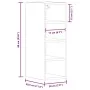 Armario colgante madera ingeniería roble artisan 20x29,5x60 cm de , Armarios de cocina - Ref: Foro24-854165, Precio: 39,88 €,...