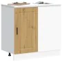 Mueble bajo de cocina porto roble artesano madera reconstituida de , Armarios de cocina - Ref: Foro24-854307, Precio: 80,22 €...