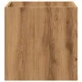 Jardinera de madera contrachapada roble artesanal 40x40x40 cm by , Pots and planters - Ref: Foro24-857028, Price: 44,19 €, Di...