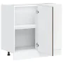 Mueble bajo de cocina porto roble marrón madera reconstituida by , Kitchen cabinets - Ref: Foro24-854305, Price: 81,45 €, Dis...