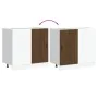 Mueble bajo de cocina porto roble marrón madera reconstituida by , Kitchen cabinets - Ref: Foro24-854305, Price: 81,45 €, Dis...