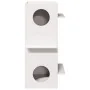 Casa para gatos madera maciza pino blanca 43x43x90 cm von , Katzenmöbel - Ref: Foro24-859299, Preis: 100,27 €, Rabatt: %