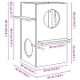 Casa para gatos madera maciza pino 43x43x60 cm von , Katzenmöbel - Ref: Foro24-859301, Preis: 60,60 €, Rabatt: %