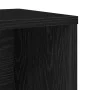 Librería de madera contrachapada roble negro 60x24x85 cm by , Bookcases and shelves - Ref: Foro24-860410, Price: 61,18 €, Dis...