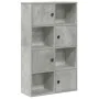Estantería de madera de ingeniería gris hormigón 60x24x101,5 cm by , Bookcases and shelves - Ref: Foro24-860394, Price: 73,91...