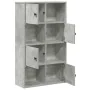 Estantería de madera de ingeniería gris hormigón 60x24x101,5 cm by , Bookcases and shelves - Ref: Foro24-860394, Price: 73,91...