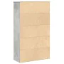 Estantería de madera de ingeniería gris hormigón 60x24x101,5 cm by , Bookcases and shelves - Ref: Foro24-860394, Price: 73,91...