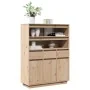 Aparador alto de madera maciza de pino 89x34x116,5 cm de , Aparadores - Ref: Foro24-861111, Precio: 167,33 €, Descuento: %