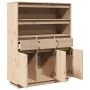 Aparador alto de madera maciza de pino 89x34x116,5 cm de , Aparadores - Ref: Foro24-861111, Precio: 167,33 €, Descuento: %