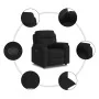 Sillón reclinable de tela negro von , Sessel - Ref: Foro24-4015682, Preis: 190,82 €, Rabatt: %