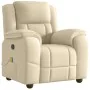 Sillón de masaje reclinable de tela crema by , Armchairs - Ref: Foro24-4015718, Price: 259,76 €, Discount: %