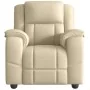 Sillón de masaje reclinable de tela crema by , Armchairs - Ref: Foro24-4015718, Price: 259,76 €, Discount: %