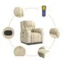Sillón de masaje reclinable de tela crema by , Armchairs - Ref: Foro24-4015718, Price: 259,76 €, Discount: %