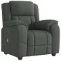 Sillón de masaje reclinable de tela gris oscuro de , Sillones - Ref: Foro24-4015711, Precio: 258,43 €, Descuento: %