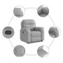 Sillón reclinable de tela gris nube von , Sessel - Ref: Foro24-4015689, Preis: 186,72 €, Rabatt: %