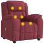 Sillón de masaje reclinable de tela color vino tinto von , Sessel - Ref: Foro24-4015713, Preis: 258,53 €, Rabatt: %
