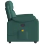 Sillón de masaje reclinable de tela verde oscuro by , Armchairs - Ref: Foro24-4015696, Price: 200,75 €, Discount: %