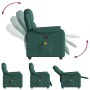 Sillón de masaje reclinable de tela verde oscuro by , Armchairs - Ref: Foro24-4015696, Price: 200,75 €, Discount: %