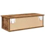 Armario pared madera ingeniería madera envejecida 60x26x18,5 cm by , Shelves and shelves - Ref: Foro24-855858, Price: 46,66 €...