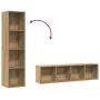 Mueble de TV/Librería roble artesanal 36x30x143cm von , Regale und Regale - Ref: Foro24-855813, Preis: 78,25 €, Rabatt: %